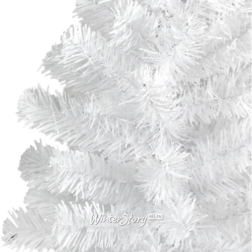 Искусственная настольная белая елка Метелица 30 см, ПВХ MOROZCO