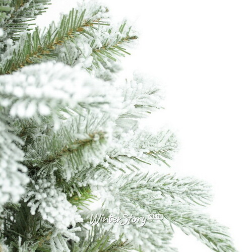 Искусственная елка Эдельвейс с шишками заснеженная 240 см, ЛИТАЯ + ПВХ Beatrees