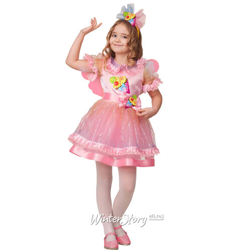 Карнавальный светящийся костюм Пироженка-мороженка, рост 104 см Батик