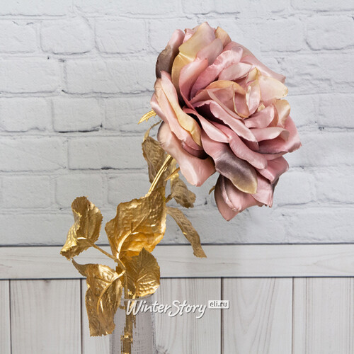 Искусственная роза Глория Деи 57 см, розовая EDG