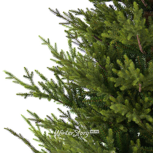 Искусственная елка Sami Mountain 228 см, ЛИТАЯ + ПВХ, с деревянной подставкой Nordic Collection