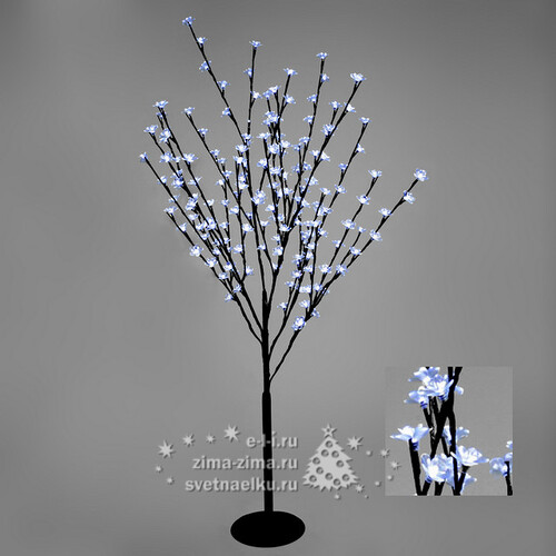 Светодиодное дерево "Цветущая Яблоня", 150 см, уличное, 168 LED ламп, холодный белый Kaemingk