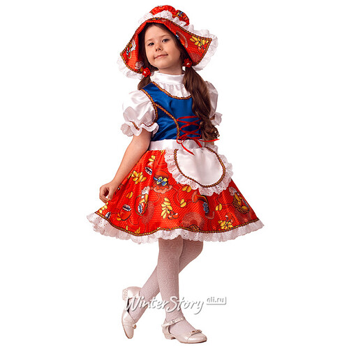 Карнавальный костюм Красная Шапочка, рост 134 см, Сказочная Страна Батик