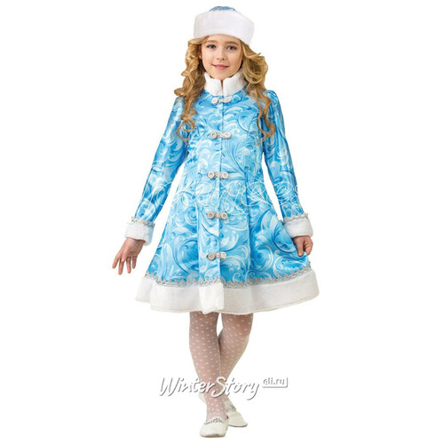 Карнавальный костюм Снегурочка Сказочная, рост 134 см Батик