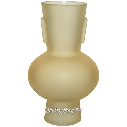 Стеклянная ваза Soeira Gold 22 см Kaemingk