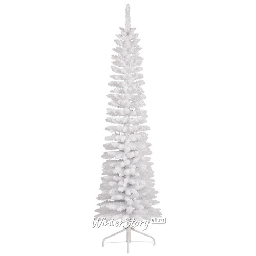 Искусственная белая елка Пенсел Пайн заснеженная 240 см, ПВХ уцененная Kaemingk