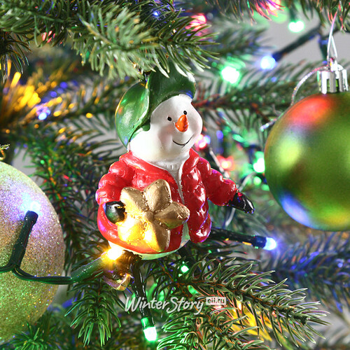 Искусственная елка с гирляндой и игрушками Финская: Полька Джой 180 см, 540 разноцветных LED, контроллер, ЛИТАЯ 100% Winter Deco