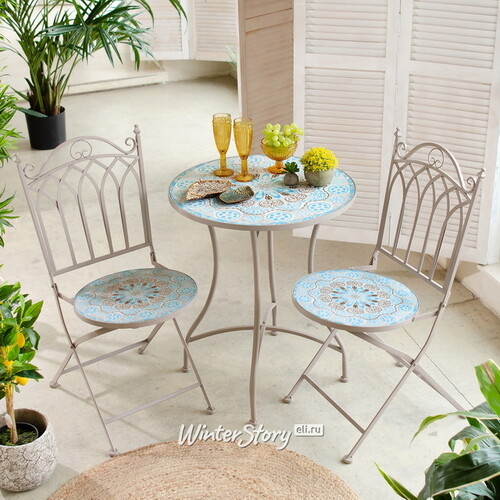 Комплект садовой мебели Лионель: 1 стол + 2 стула Kaemingk