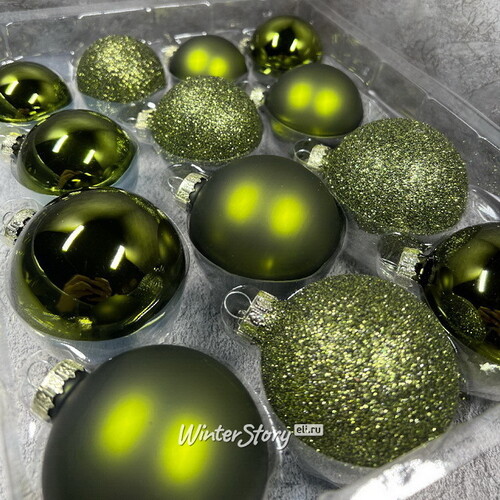 Набор стеклянных шаров Blanchett - Olivia Chic 5-7 см, 26 шт Christmas Deluxe