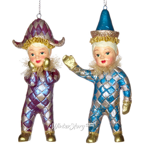Елочная игрушка Королевский Циркач Жан Лука - Венецианский Маскарад 10 см, подвеска Goodwill