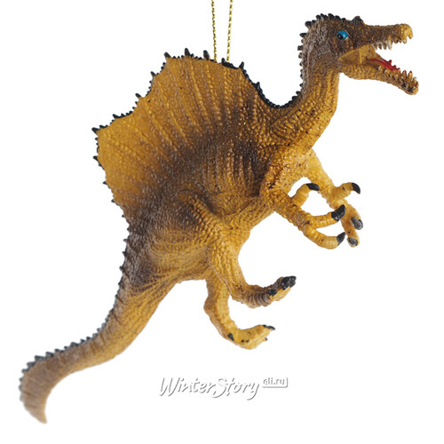 Елочная игрушка Динозавр Карл: Mesozoico 14 см, подвеска Kurts Adler