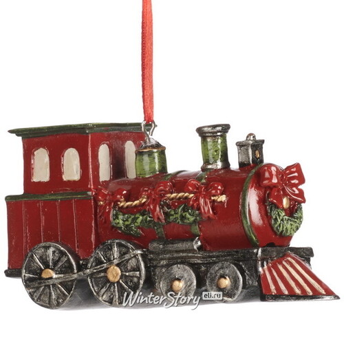 Елочная игрушка Поезд графа Серфатти - Route de Palerme 11 см, подвеска Goodwill