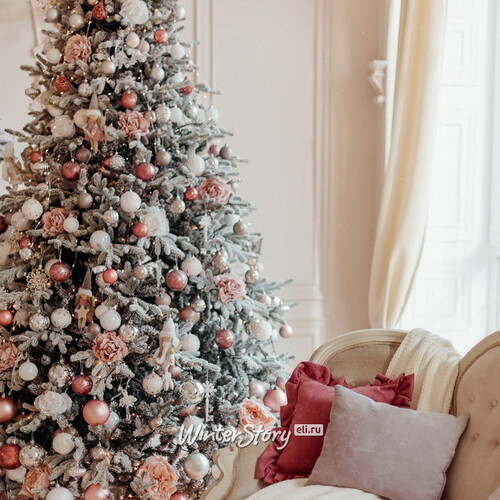 Искусственная елка Снежная Королева заснеженная 180 см, ЛИТАЯ + ПВХ Max Christmas