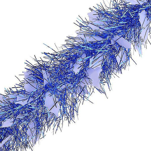 Мишура Зимняя 2 м*120 мм синяя с белым MOROZCO