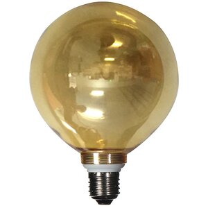Стеклянная ретро лампа Карамельный шар Е27 13 см Edelman фото 1