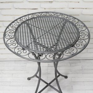 Комплект садовой мебели Ферарра: 1 стол + 2 стула, серый Edelman фото 6