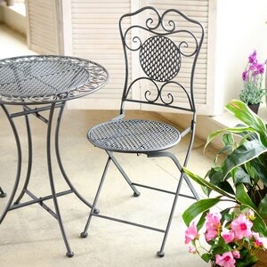 Комплект садовой мебели Ферарра: 1 стол + 2 стула, серый Edelman фото 3