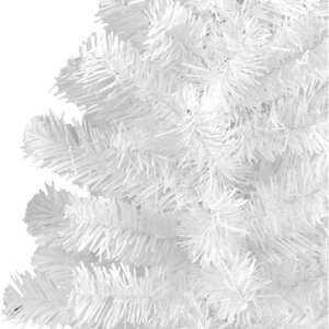 Искусственная настольная белая елка Метелица 30 см, ПВХ MOROZCO фото 2