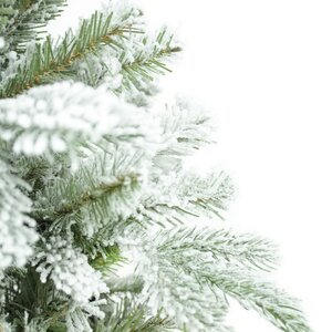 Искусственная елка Эдельвейс с шишками заснеженная 240 см, ЛИТАЯ + ПВХ Beatrees фото 4