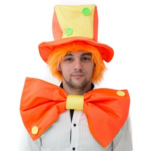 Карнавальная шляпа Клоун с бантом, для взрослых Бока С фото 1