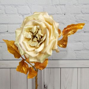 Искусственная роза Глория Деи 57 см, шампань EDG фото 2
