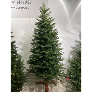 Искусственная елка Falster 213 см, ЛИТАЯ + ПВХ, с деревянной подставкой Nordic Collection фото 3