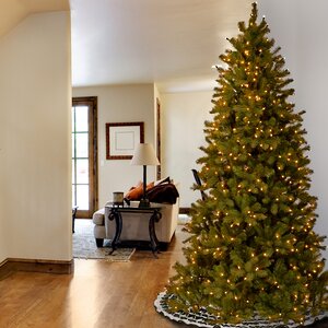 Искусственная елка с огоньками Бейберри 198 см, 500 теплых белых ламп, ЛИТАЯ + ПВХ National Tree Company фото 7