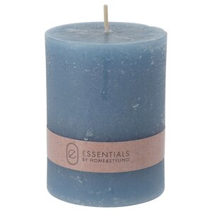 Декоративная свеча Рикардо 8*6 см голубая Koopman фото 3