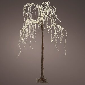 Светодиодное дерево Snowy Willow 150 см, 300 теплых белых микро LED ламп, IP44 Kaemingk фото 1