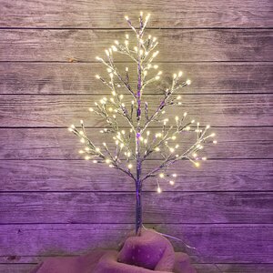Новогоднее дерево 2D Lausanne Silver 108 см, 230 теплых белых LED ламп с мерцанием, IP44 Kaemingk фото 3