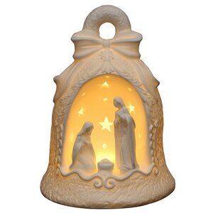 Декоративный светильник Рождественский Вертеп - Святая Ночь 22 см, теплые белые LED лампы, на батарейках Sigro фото 1