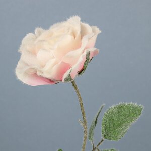 Роза в Инее 45 см нежно-розовая Kaemingk фото 5