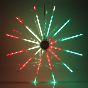 Светодиодная фигура Огненный Круг 70 см, 96 RGB LED ламп, IP20, уцененная Serpantin фото 2