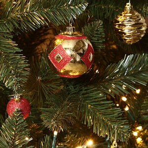 Искусственная елка с гирляндой и игрушками Лапландия: Royal Christmas 210 см, 700 теплых белых LED, контроллер, ПВХ Winter Deco фото 11