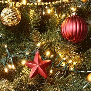 Искусственная елка с гирляндой и игрушками Лапландия: Royal Christmas 210 см, 700 теплых белых LED, контроллер, ПВХ Winter Deco фото 5