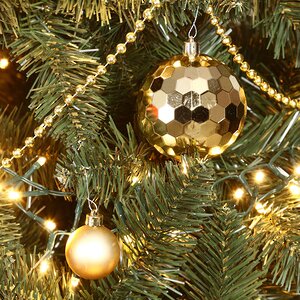 Искусственная елка с гирляндой и игрушками Лапландия: Royal Christmas 210 см, 700 теплых белых LED, контроллер, ПВХ Winter Deco фото 7