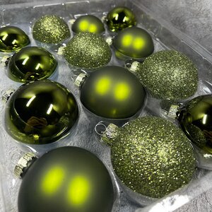 Набор стеклянных шаров Blanchett - Olivia Chic 5-7 см, 26 шт Christmas Deluxe фото 6