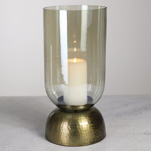Стеклянный подсвечник Lampe Vintage 31 см, для классической свечи Kaemingk фото 3