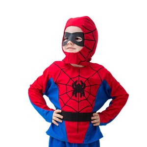 Карнавальный костюм Человек-Паук (без штанов), рост 104-116 см Бока С фото 1