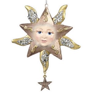 Елочная игрушка Звезда Кассандра из Поднебесья 10 см, подвеска Goodwill фото 1