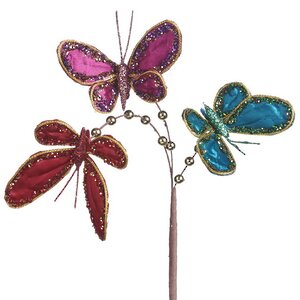 Декоративная ветка с бабочками Butterfly Valley 46 см Goodwill фото 6