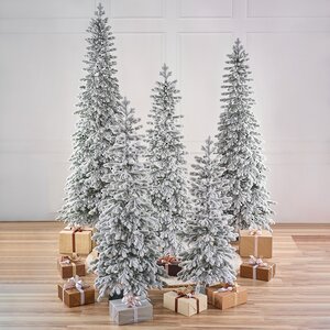 Искусственная стройная елка Тикко заснеженная 125 см, ЛИТАЯ 100% Max Christmas фото 1