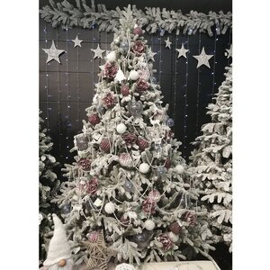 Искусственная елка Снежная Королева заснеженная 160 см, ЛИТАЯ + ПВХ Max Christmas фото 5
