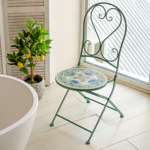 Складной стул с мозаикой Ривьера 93*46*39 см, металл Kaemingk фото 1