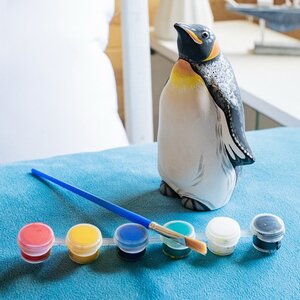 Набор для раскрашивания фигурки Пингвин, керамика Раскрась и подари фото 1