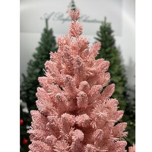 Искусственная розовая елка Teddy Pink заснеженная 150 см, ЛЕСКА + ПВХ A Perfect Christmas фото 5