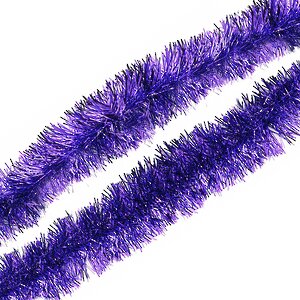 Мишура Праздничная 2 м*50 мм фиолетовая MOROZCO фото 1