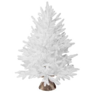 Настольная белая елка в мешочке Сапфир 80 см, ЛИТАЯ 100% Царь Елка фото 1