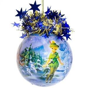 Пластиковый елочный шар Фея Динь-Динь с Подружками - Зима 9.5 см MOROZCO фото 1