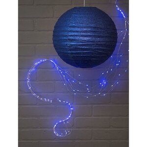 Гирлянда Лучи Росы 10*1 м, 125 синих MINILED ламп, серебряная проволока BEAUTY LED фото 2